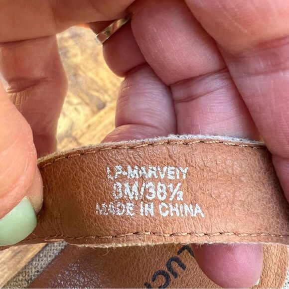 LUCKY BRAND Espadrille Sandal 🌺 beige 🌺 Mindra Marveiy 🌺 size 8/ 38.5 - Picture 7 of 9